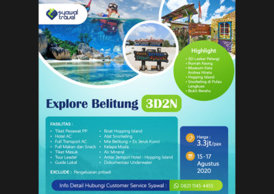 Explore Belitung 3D2N