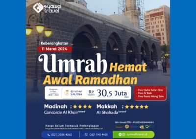Umrah Awal Ramadhan 11 Maret 2024